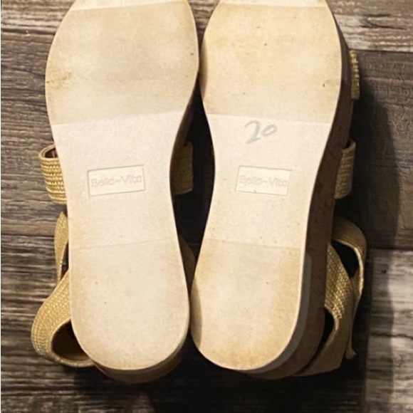 Bella-Vita  Criss Cross Strappy Sandals - Picture 6 of 6